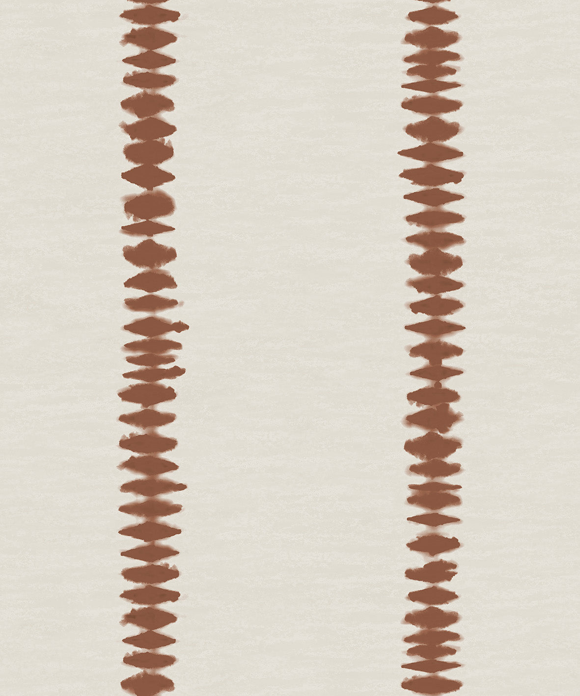White background with brown ink blot stripe 