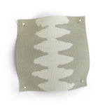 Textile with a geometric pattern on a white background