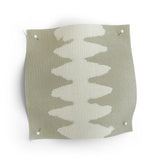 Textile with a geometric pattern on a white background