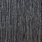 Broadloom carpet swatch in a textural pattern in a black design