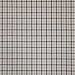 Broadloom carpet swatch in a checkered pattern in a white light grey black design