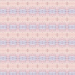 Detail of wallpaper in a gridded paint splatter print in shades of pink, blue, tan and white.