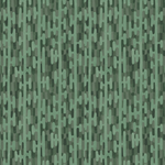 Scaled-out view of fabric in an overlapping curvilinear stripe in shades of green.