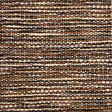 Textural flatweave rug in a heathered brown and cream design.