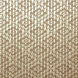 Broadloom carpet swatch in diamond pattern tan color