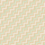 Detail of fabric in a playful zigzag stripe print in shades of pink, beige and green.