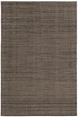 Moire Rug in Rockpool, a subtle striated pattern tan and black. 