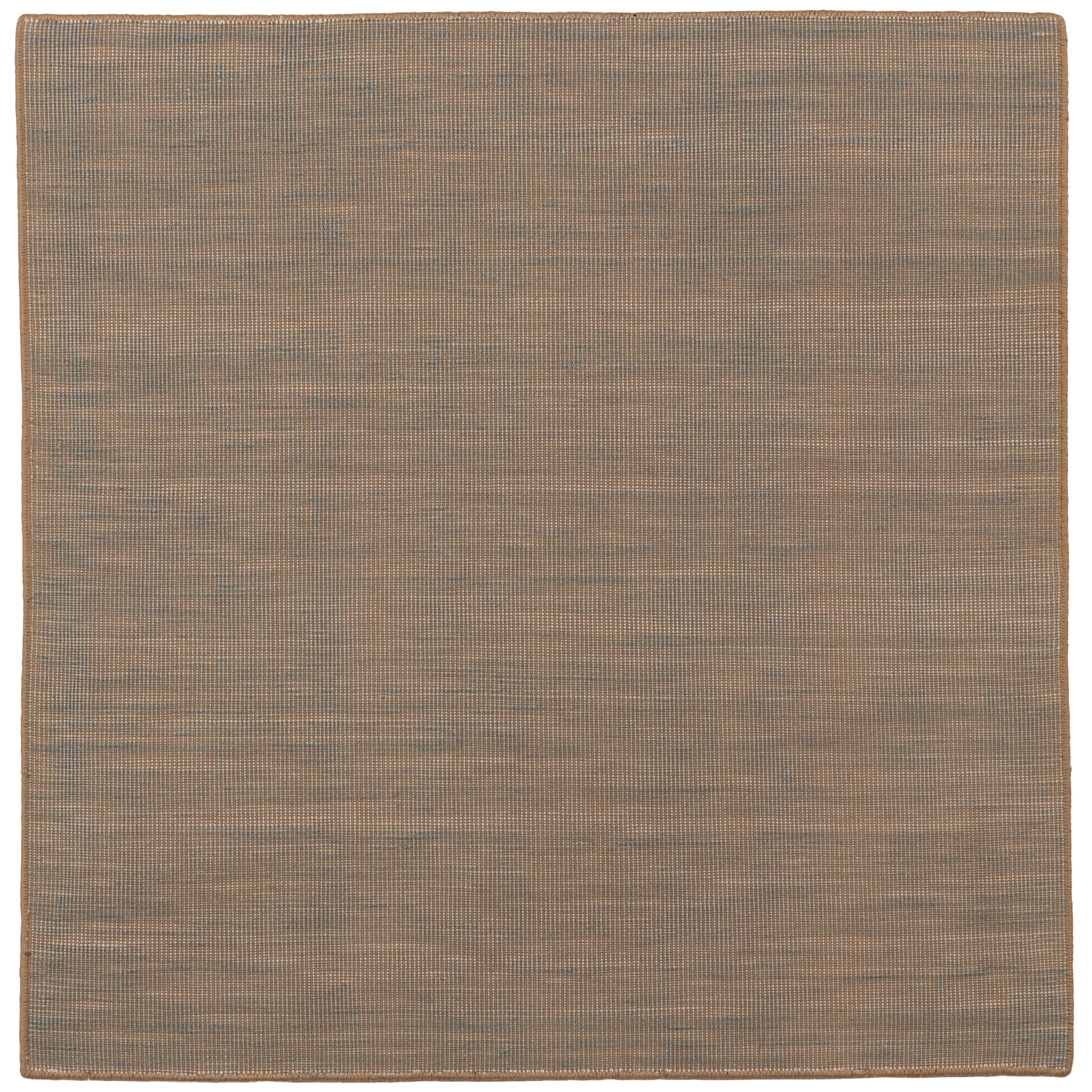 Sample of the Moire Rug in Sand-Pebble, a subtle striated pattern in warm taupe. 