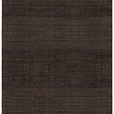 Full Size Penta Rug in Night Fall, a subtle striated pattern in black and taupe. 