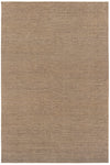 Full Size Penta Rug in Pebble, a subtle striated pattern in warm taupe. 