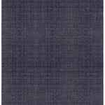 Full Size Penta Rug in Tempestl, a subtle striated pattern in indigo blue and taupe. 