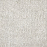 Poly-silk high pile broadloom carpet swatch in a shiny alabaster colorway.