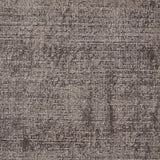 Poly-silk high pile broadloom carpet swatch in a shiny gray colorway.