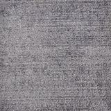 Poly-silk high pile broadloom carpet swatch in a shiny steel colorway.