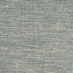 Wool-polysilk broadloom carpet swatch in mottled blue-gray and tan.