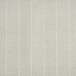 Wool-polysilk broadloom carpet swatch in a chevron stripe pattern in white and light gray.