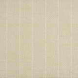 Wool-polysilk broadloom carpet swatch in a chevron stripe pattern in cream and gold.