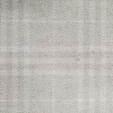 Wool broadloom carpet swatch in a gray plaid pattern.
