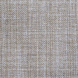 Linen broadloom carpet swatch in a woven mottled check pattern in cream and tan.