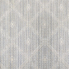 Wool broadloom carpet swatch in a repeating diamond check pattern in cream and blue-gray.