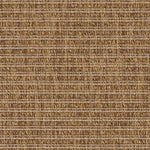 Outdoor broadloom carpet swatch in a dotted stripe pattern in cream on a mottled tan field.