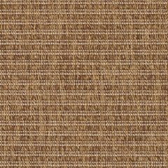 Outdoor broadloom carpet swatch in a dotted stripe pattern in cream on a mottled tan field.