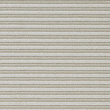 Outdoor broadloom carpet swatch in a dotted stripe pattern in tan on a mottled blue-gray field.