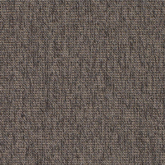 Woven outdoor broadloom carpet swatch in a mottled brown colorway.