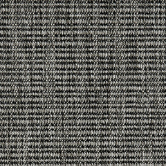Outdoor broadloom carpet swatch in a textured stripe weave in gray and charcoal.