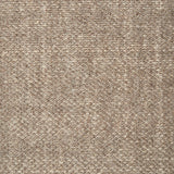 Woven broadloom carpet swatch in a mottled brown and cream bouclé.