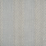 Wool-blend broadloom carpet swatch in a woven stripe pattern in tan and gray.