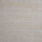 Nylon broadloom carpet swatch in a textured weave in iridescent cream.