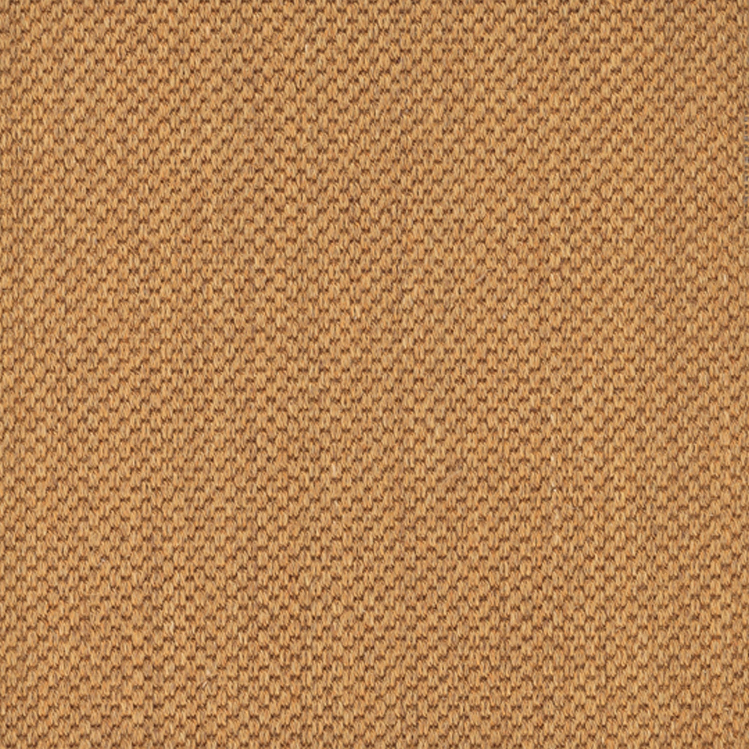 Sisal broadloom carpet swatch in a flat grid weave in "Flint" bronze.