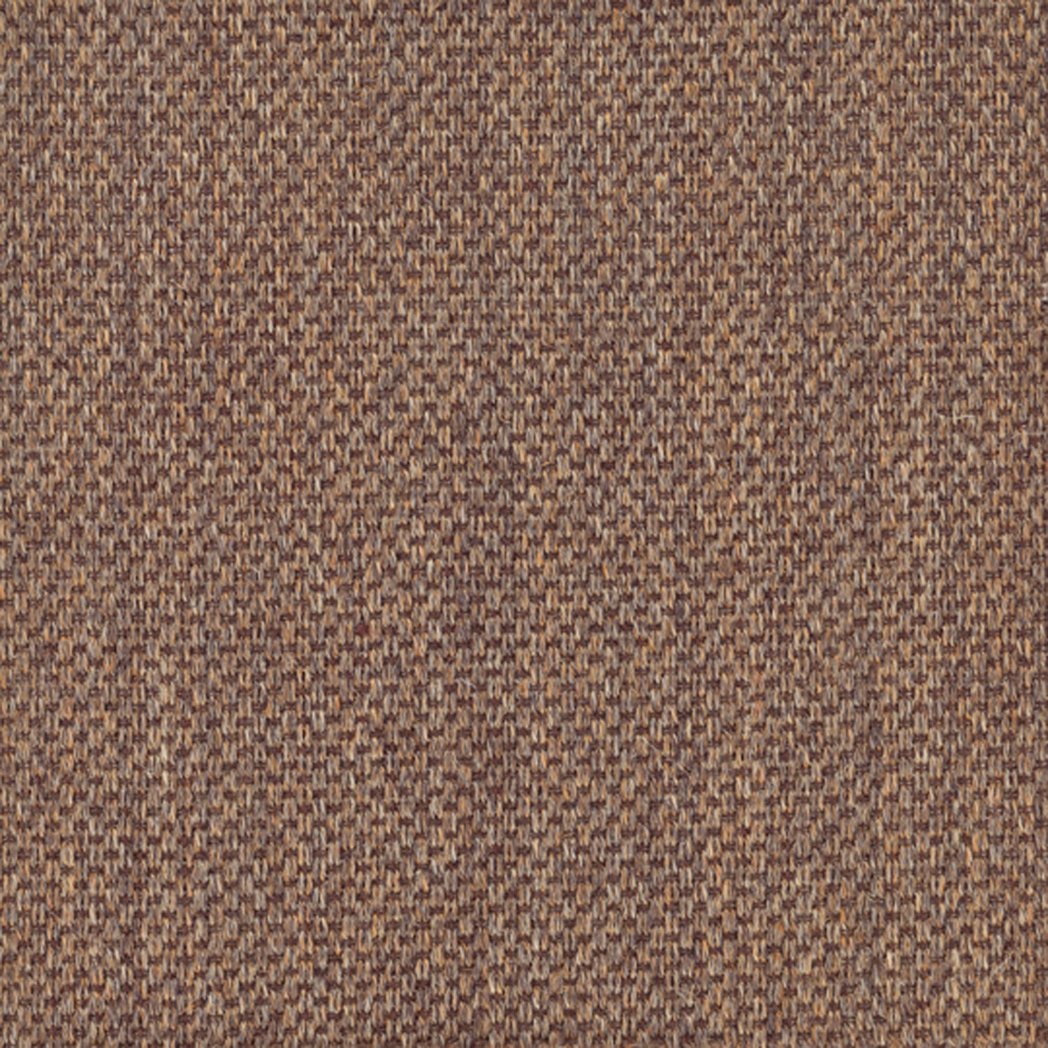 Sisal broadloom carpet swatch in a flat grid weave in "Enduring" sable.