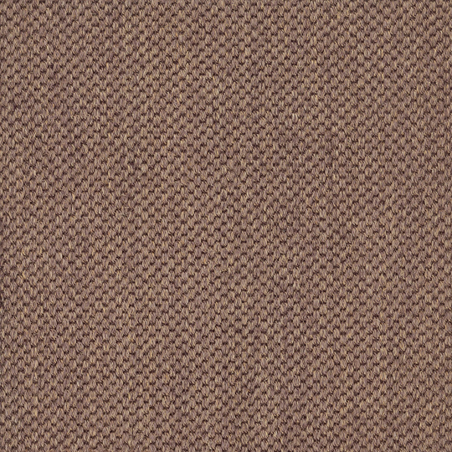 Sisal broadloom carpet swatch in a flat grid weave in "Ashland" brown-gray.