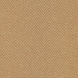 Wool broadloom carpet swatch in a herringbone weave in bronze and brown.