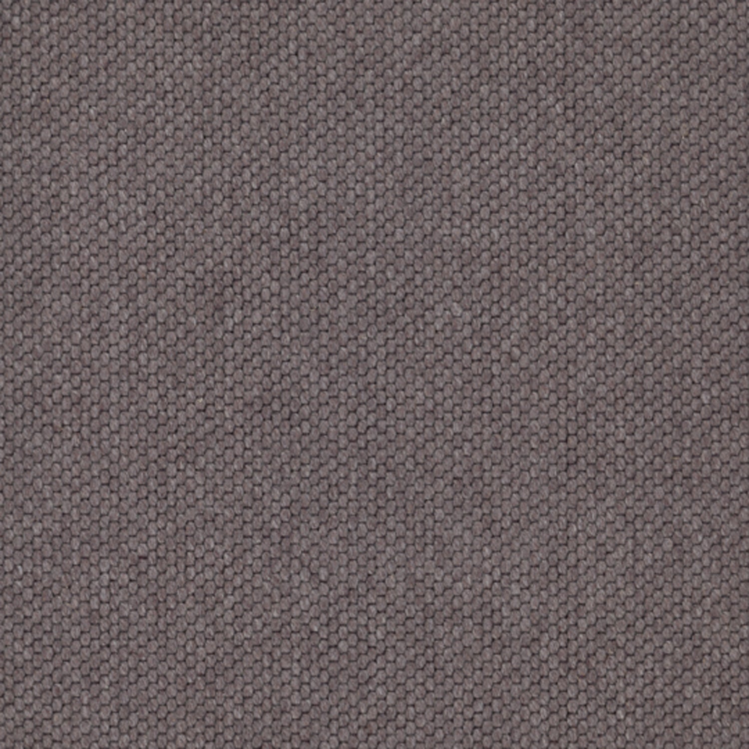 Wool broadloom carpet swatch in a chunky grid weave in charcoal.