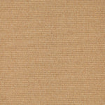Wool broadloom carpet swatch in a ribbed weave in bronze.