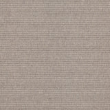 Wool broadloom carpet swatch in a ribbed weave in gray.