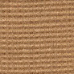Sisal broadloom carpet swatch in a ribbed weave in bronze and brown.