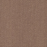 Sisal broadloom carpet swatch in a herringbone weave in brown and sable.