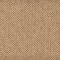 Sisal broadloom carpet swatch in a herringbone weave in bronze and tan.