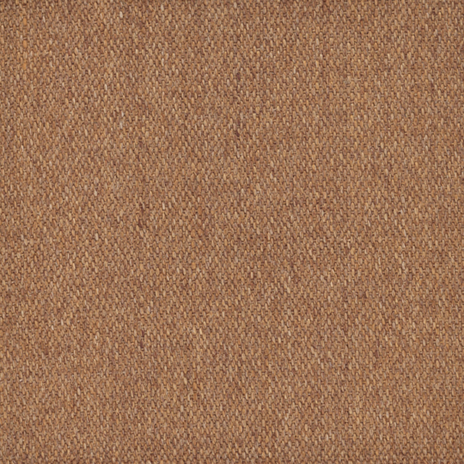 Sisal broadloom carpet swatch in a flat weave in brown.