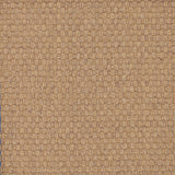 Sisal broadloom carpet swatch in a large-scale grid weave in beige.