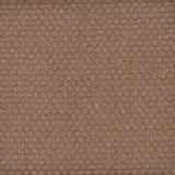 Sisal broadloom carpet swatch in a large-scale grid weave in dark sable.