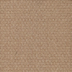 Sisal broadloom carpet swatch in a large-scale grid weave in light brown.