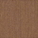 Sisal broadloom carpet swatch in a chunky grid weave in brown and dark brown.