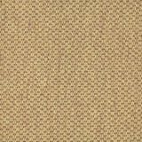 Sisal broadloom carpet swatch in a chunky grid weave in tan and bronze.