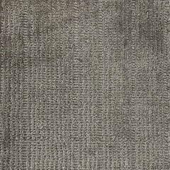 Nylon broadloom carpet swatch in a ribbed weave in slate.