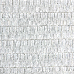 Wool-blend broadloom carpet swatch in a dimensional stripe print in silver.